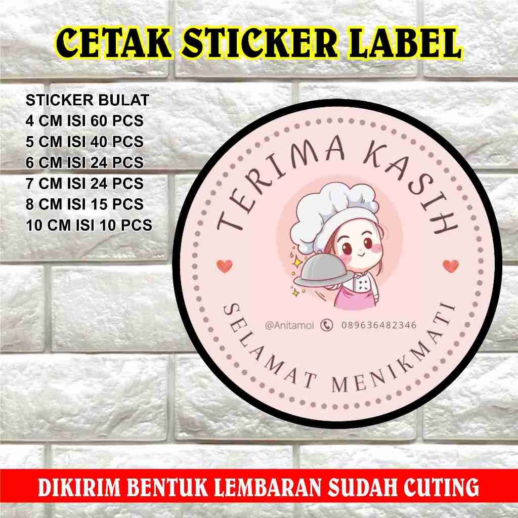 

STIKER LABEL , STICKER ULANG TAHUN CUSTOM