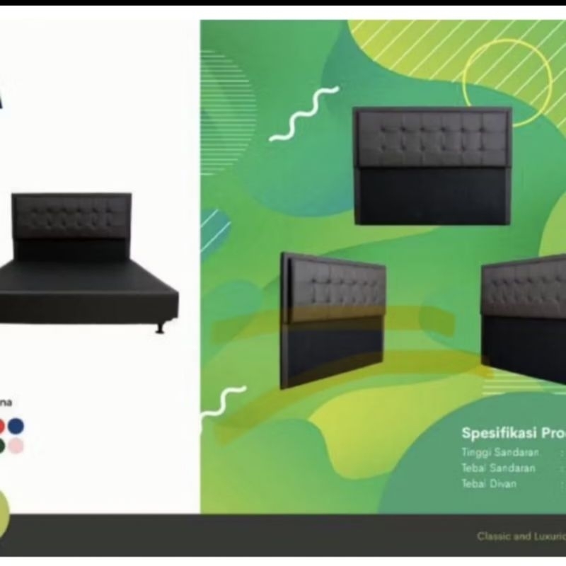 divan sandaran 160x200