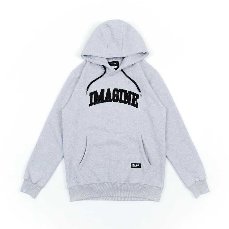 Imagineco Sweater Pullover Hoodie Bordir Unisex Misty  Regular Fleece 280 GSM "Broidery"