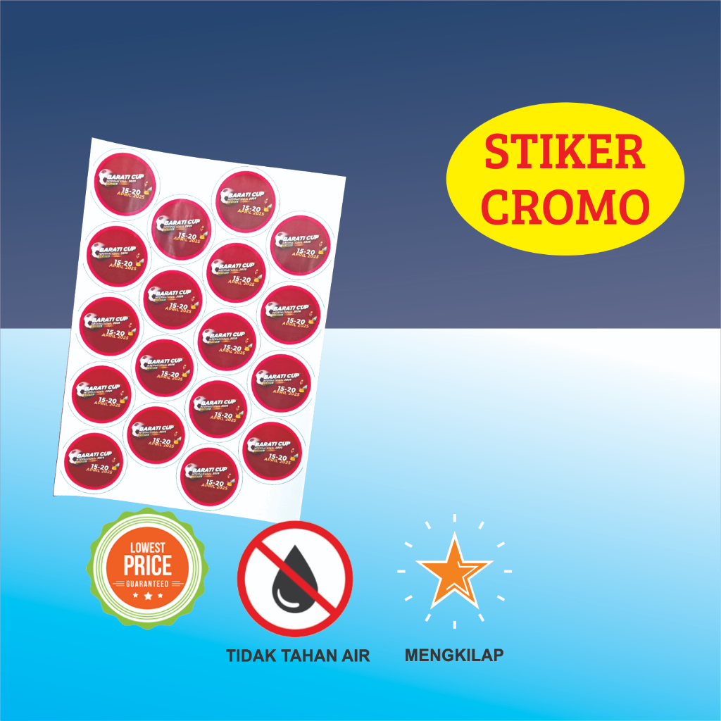 

Cetak stiker cromo label makanan