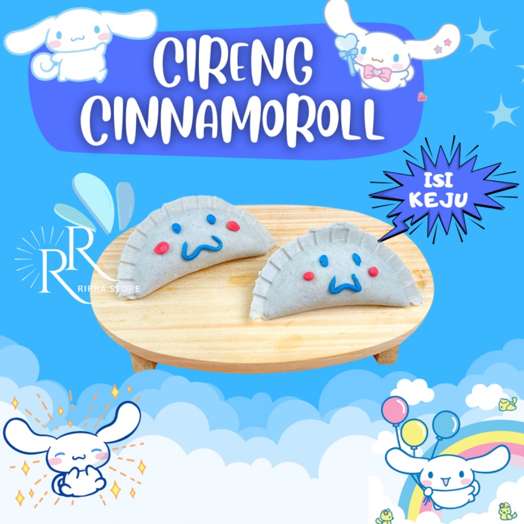 

CIRENG CINNAMOROLL ISI 2 PCS ISI KEJU LELEH GURIH FOOD FROZEN GURIH KEJU YUMMIE Makanan Instan Odeng Spicy Ayam