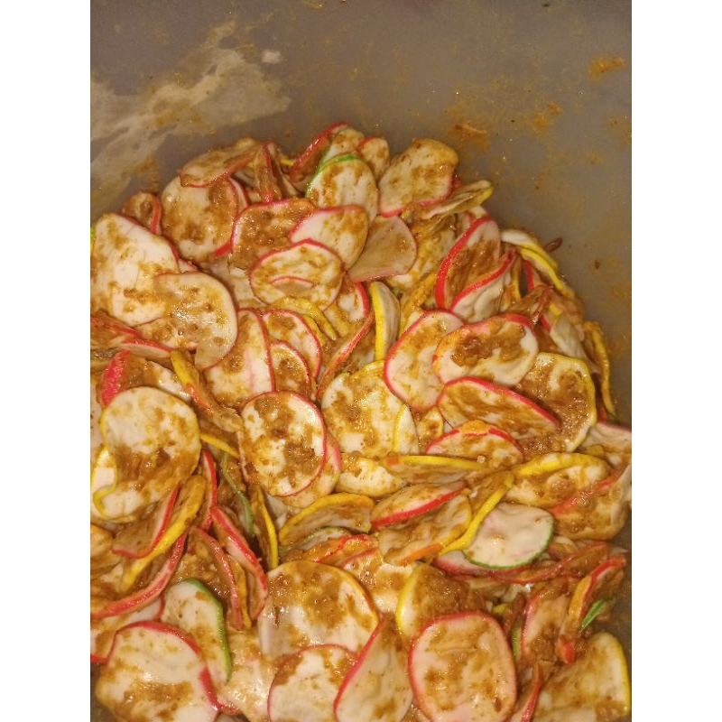 

kerupuk seblak bumbu kacang