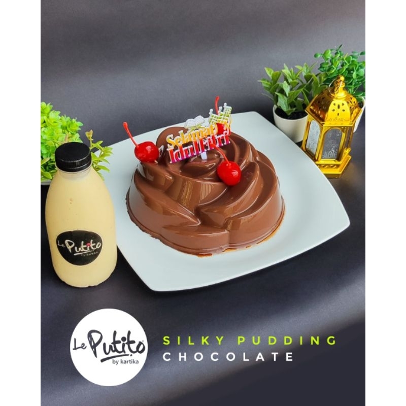 

Silky Chocolate Pudding pan with Fla sauce