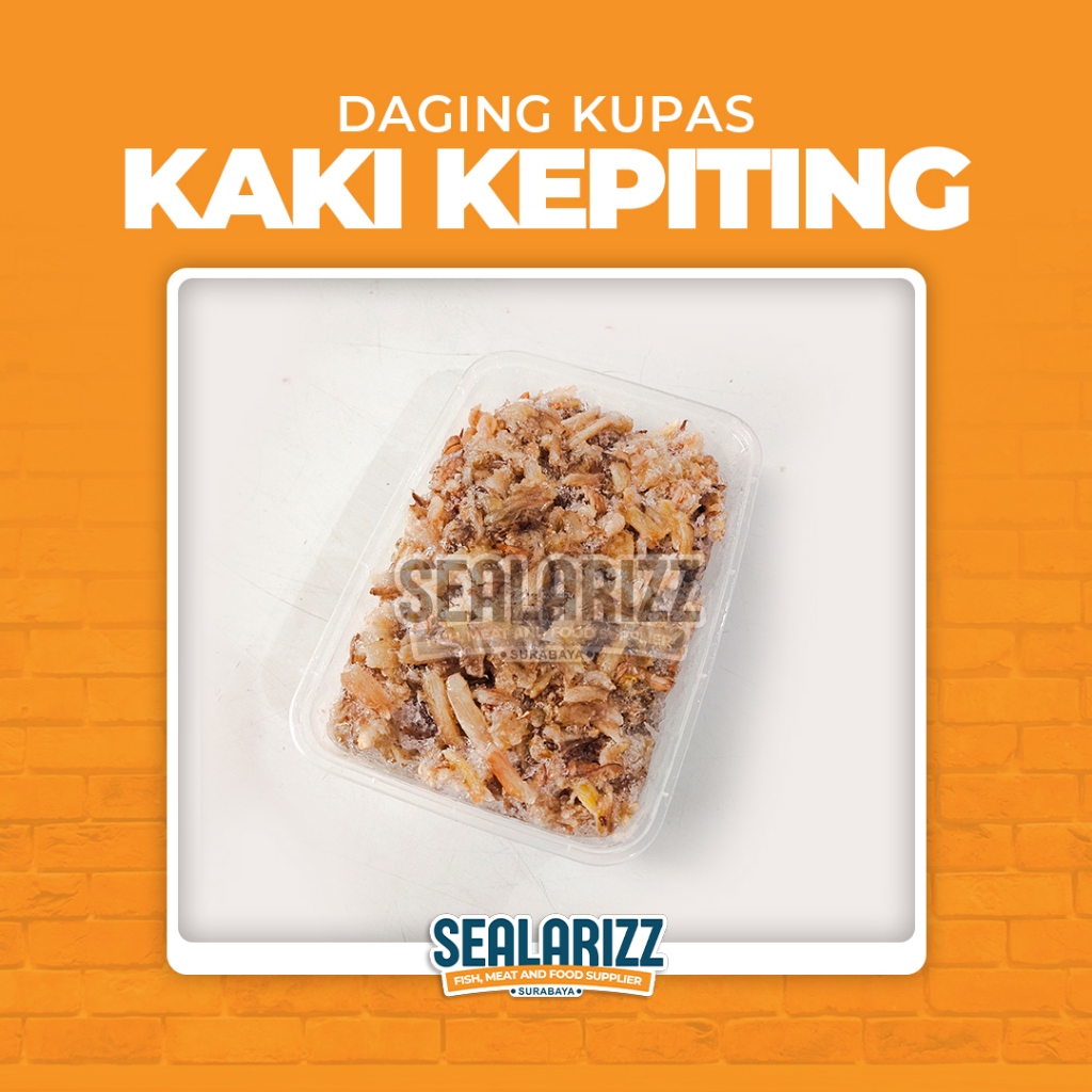 

Kaki Kepiting Kupas / Daging Kaki Kepiting / Kepiting Tanpa Cangkang / Crab Meat / Daging Kepiting