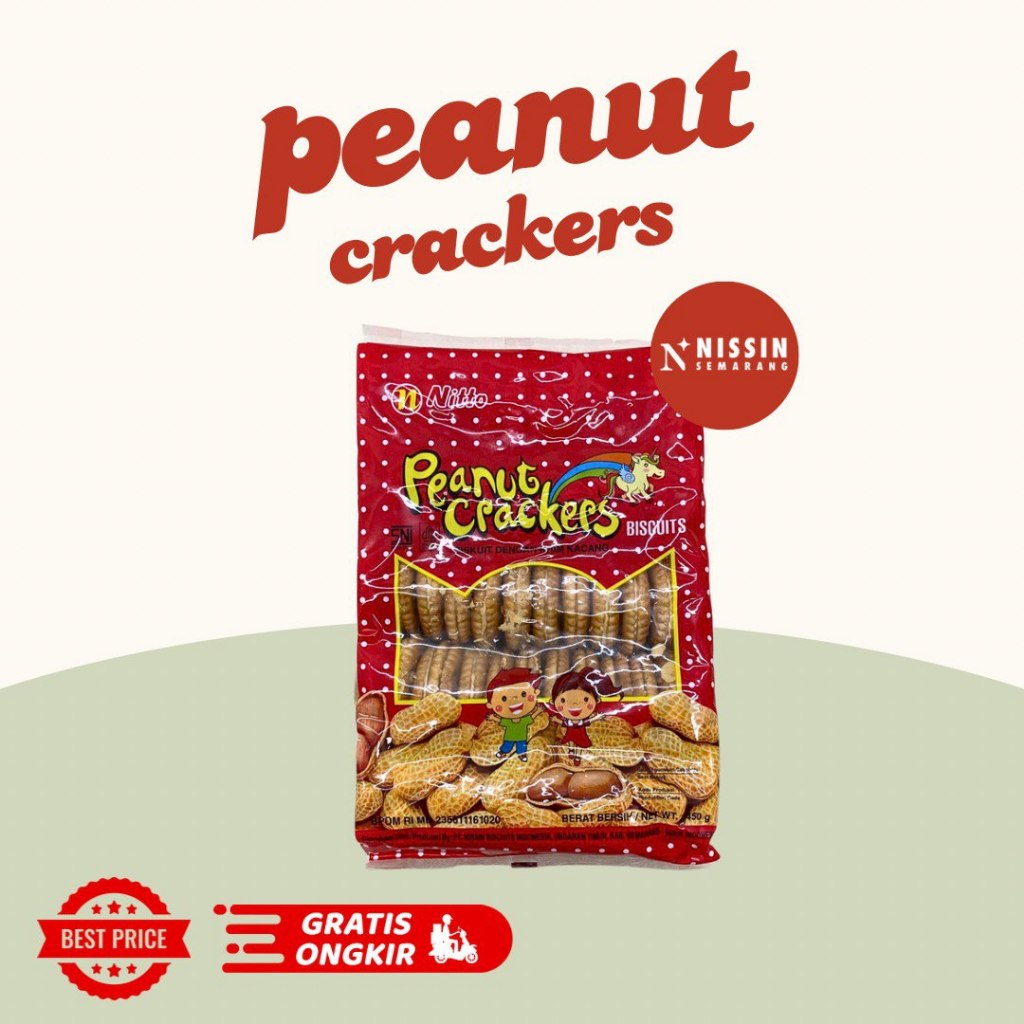 

Biskuit Peanut Crackers 450gr