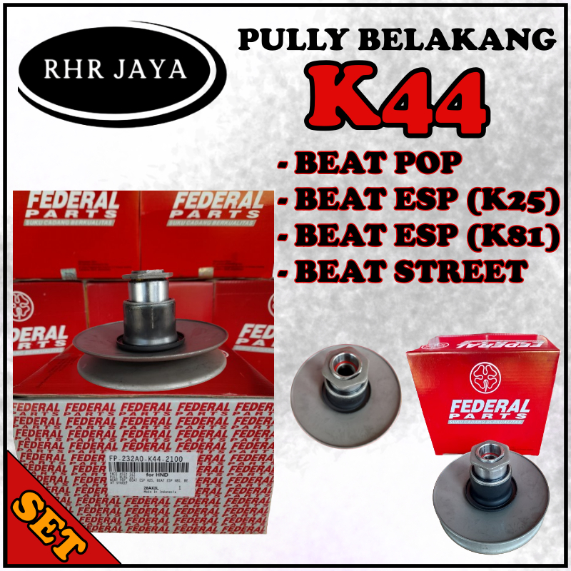 PULLY BELAKANG ASSY/ SET ORI FEDERAL K44, KVY, KVB, K35, KWN
