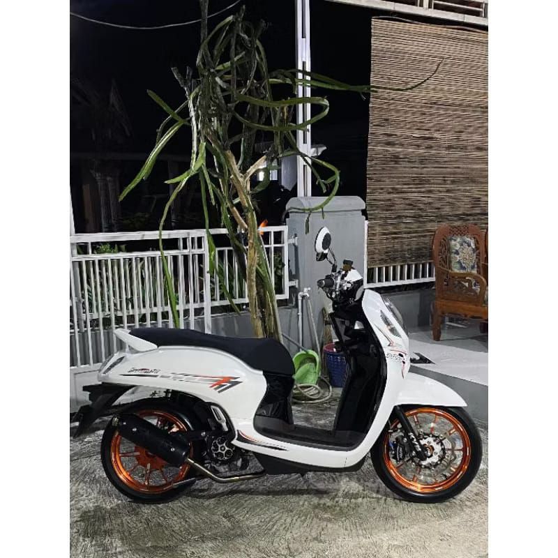 STRIPING STICKER SCOOPY NEW 2021/2024 TRANSPARAN LIST ELEGAN BLEESING
