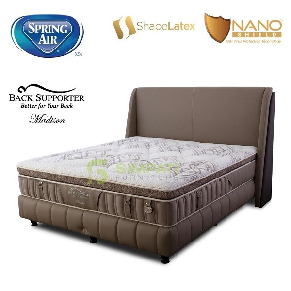 SET SPRINGBED Spring air Madison sandaran morgan