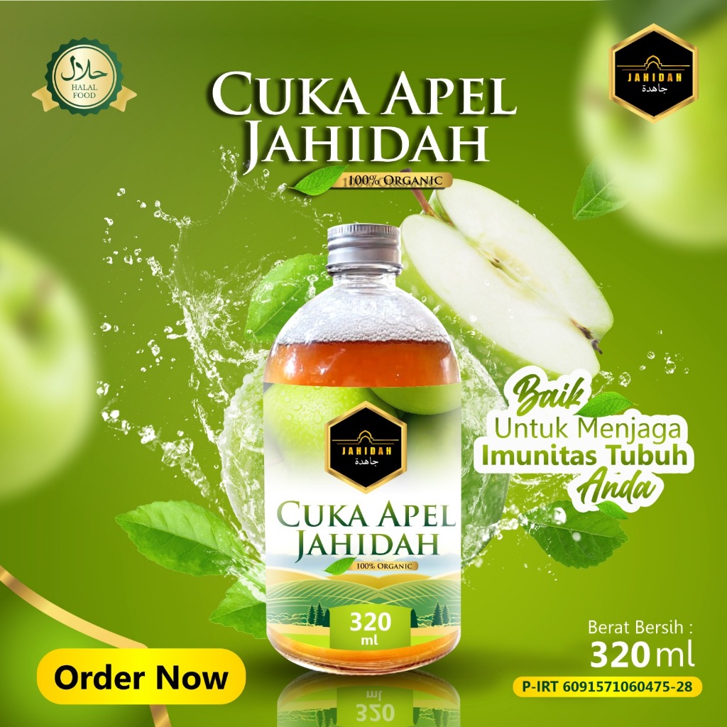 

CUKA APEL JAHIDAH 350ML