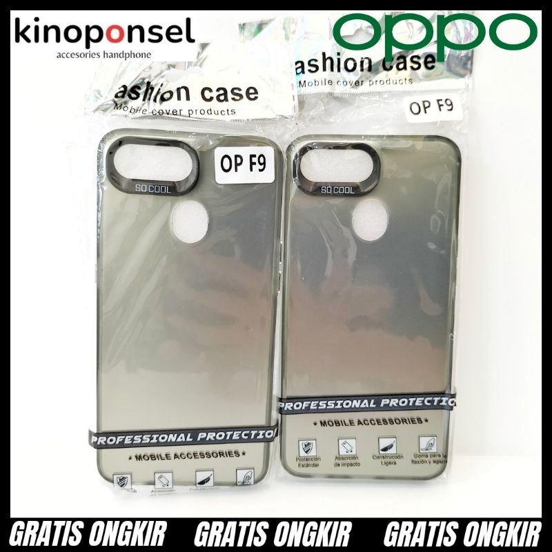 CASE PREMIUM HP OPPO F9 A7 A5S A11K A12 | Case Hybrid Hologram Plate IMD Bahan Tebal Pelindung Kamer