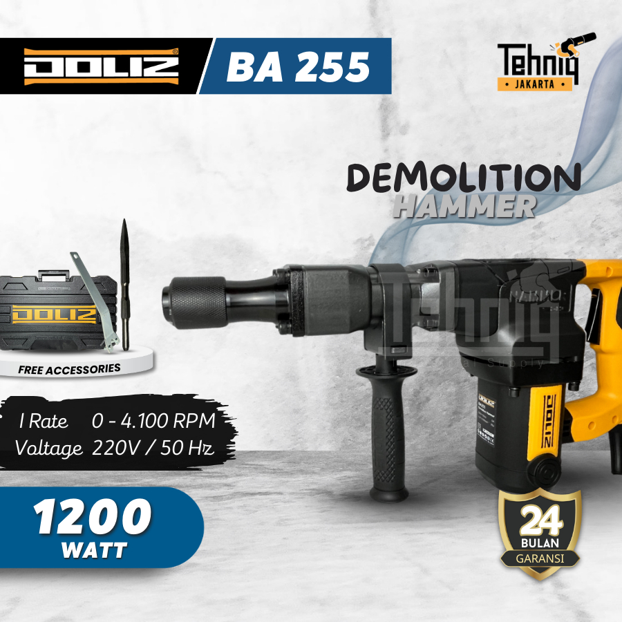 Doliz BA 255 Mesin Bor Bobok / Doliz Demolition Hemmer BA255 / Mesin Bor Beton Doliz BA-255