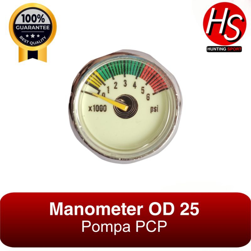 Manometer Kecil 6000psi, Manometer Pompa Pcp, Manometer Kecil Pompa Pcp, Mano Pcp, Mano 6000 Psi