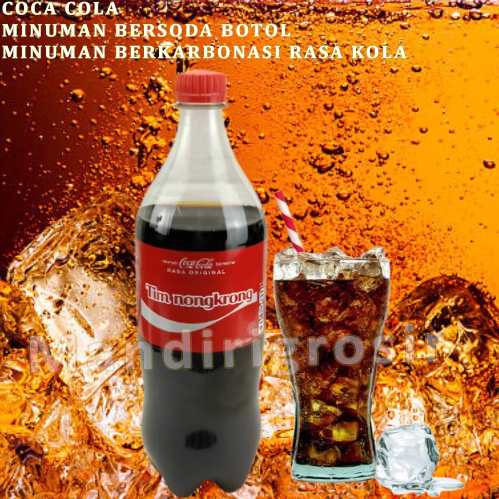 

Minuman Botol Bersoda * Coca Cola * Minuman Berkarbonasi Rasa Kola * 1 Liter