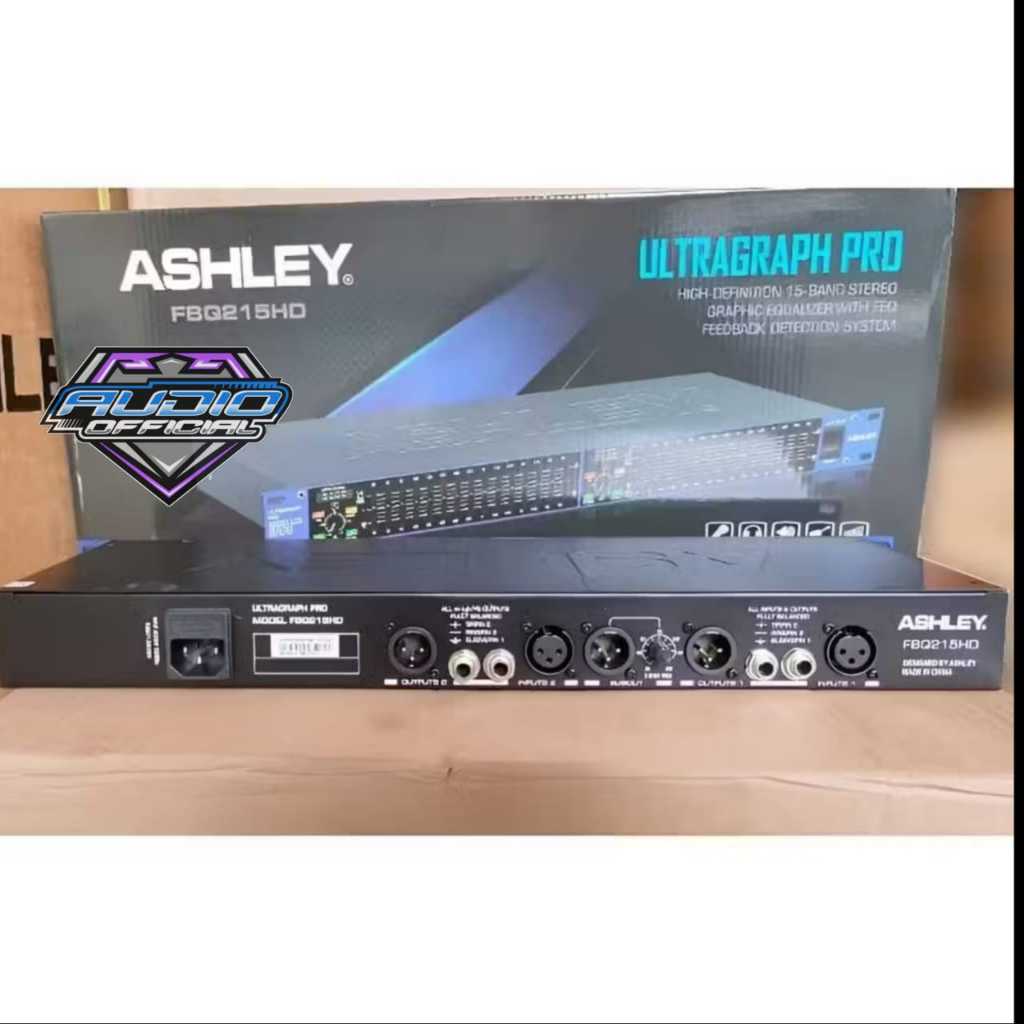 EQ ASHLEY FBQ 215HD / Ekualiser FBQ215HD / Equalizer FBQ 215 Original Ashley