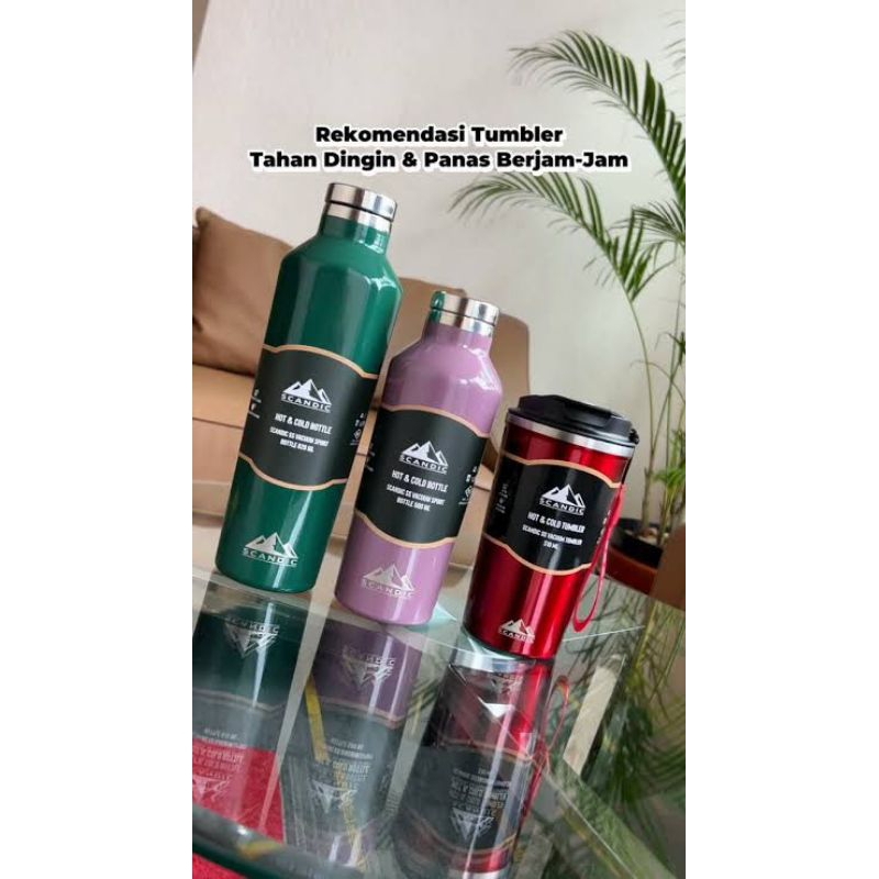 Scandic Bottle dan Tumbler