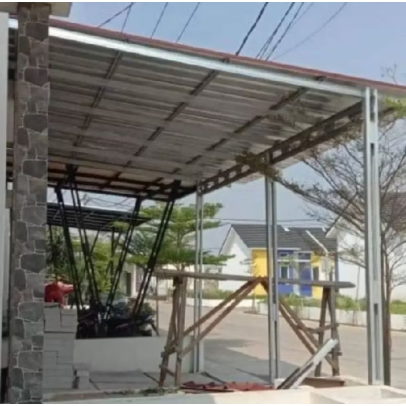 kanopi baja ringan atap spandek