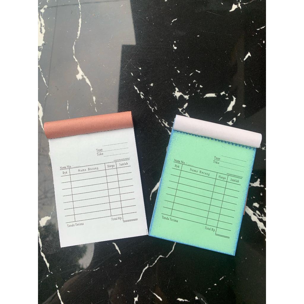 

(10 BUKU / 1 PACK) Buku Nota Kontan Mini 2 ply, Nota NCR