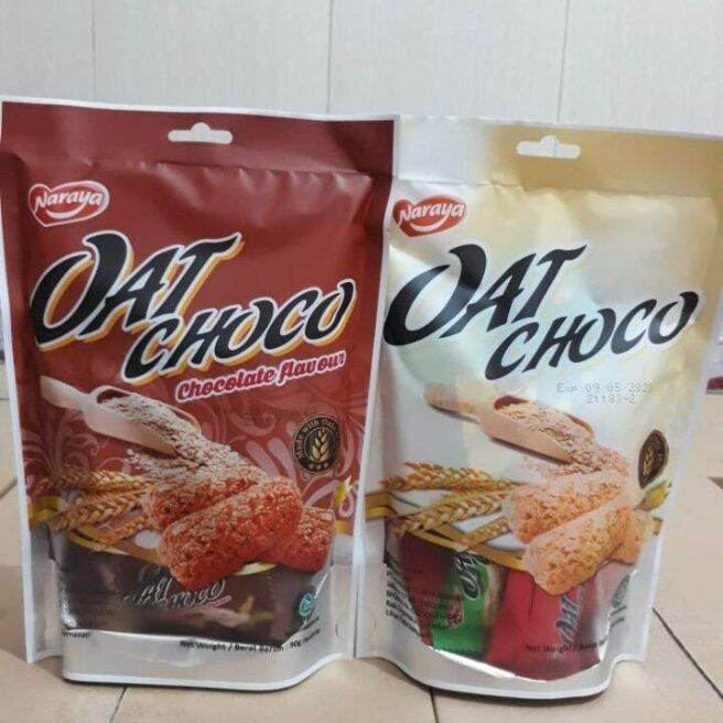 

Snack Oat / Naraya Oat Choco / Sereal Gandum / Biskuit Cereal Chocolate / Original / Cokelat
