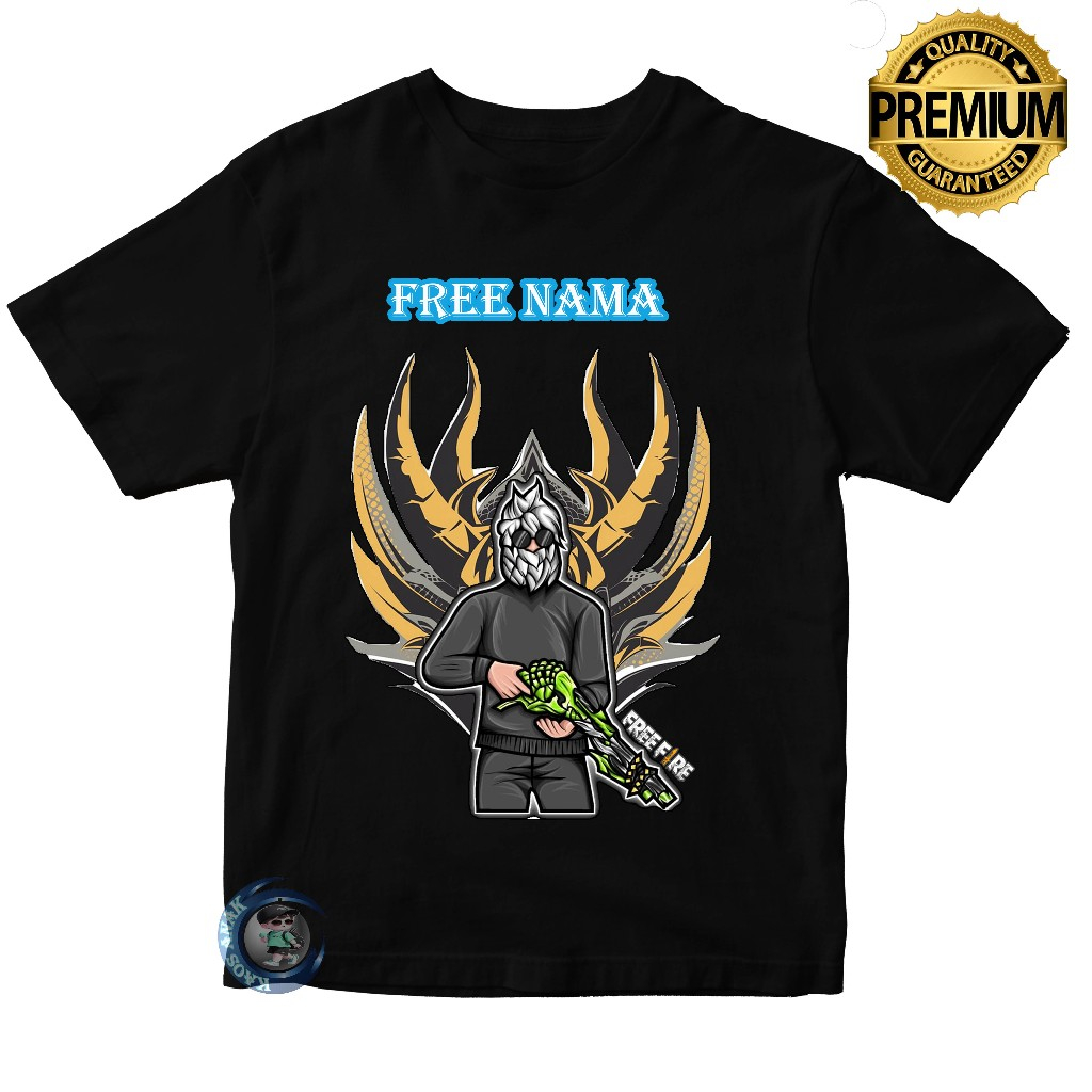 FREE FIRE GAME BAJU KAOS ATASAN ANAK 2/12 THUN PREMIUM