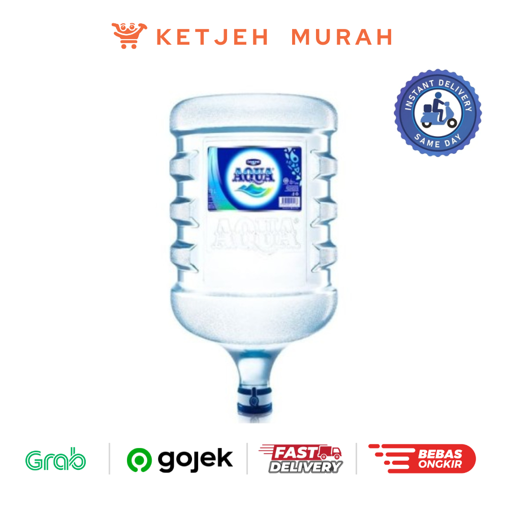 

Air Mineral AQUA Galon isi 19 Liter [Khusus Pengiriman Instant]
