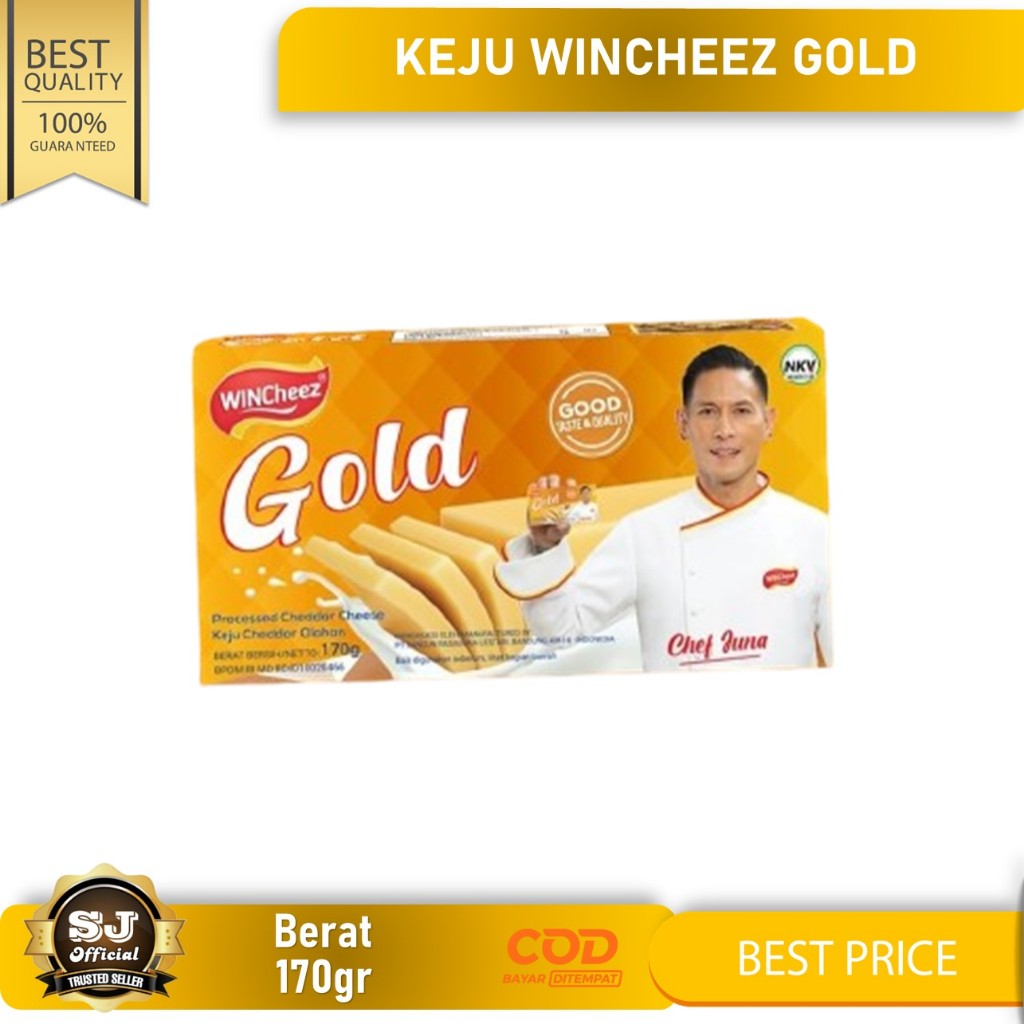 

KEJU WINCHEEZ GOLD 170gr - Keju Cheddar Olahan