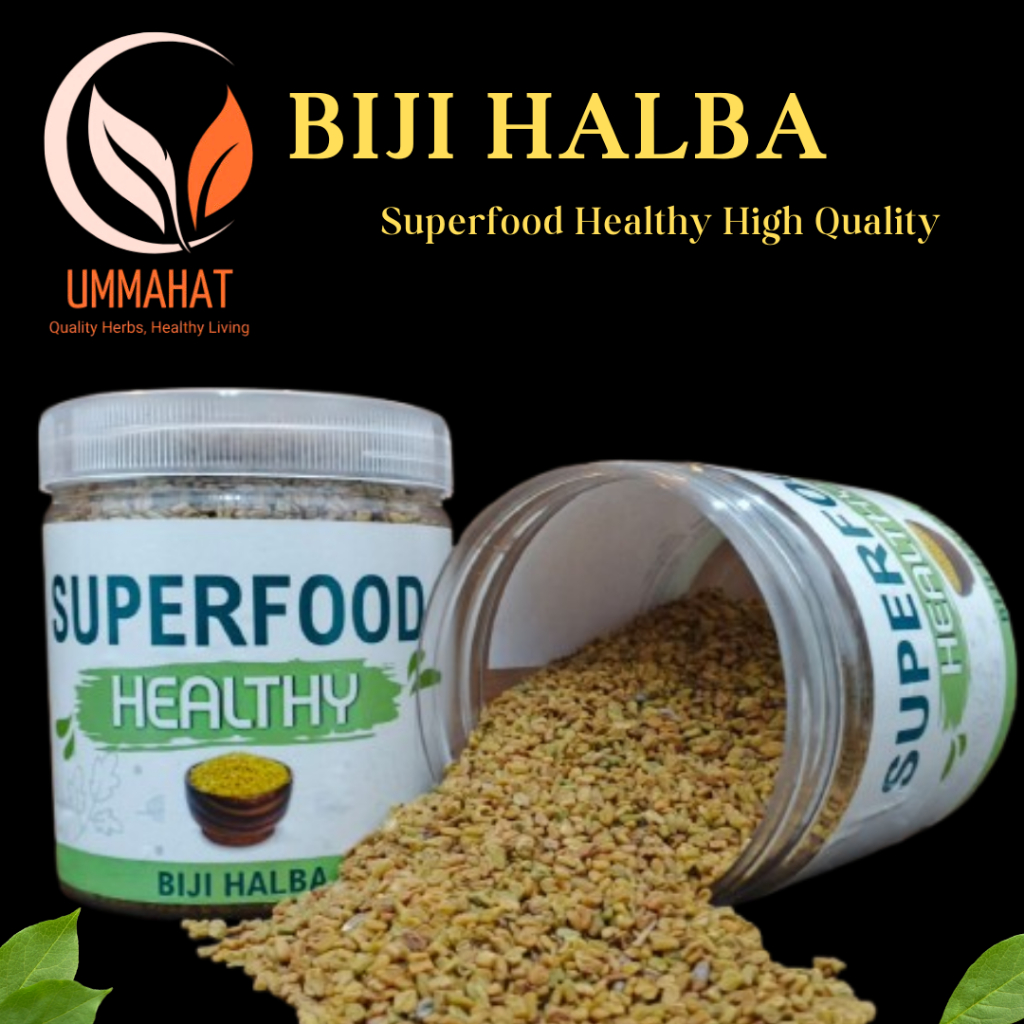 

Biji Halba Superfood Healthy 1 kg | Asli Fenugreek Seed Kelabat Hulbah | Methi [ORIGINAL]