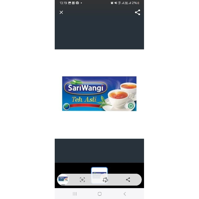 

sariwangi 1 kotak isi 25 pcs