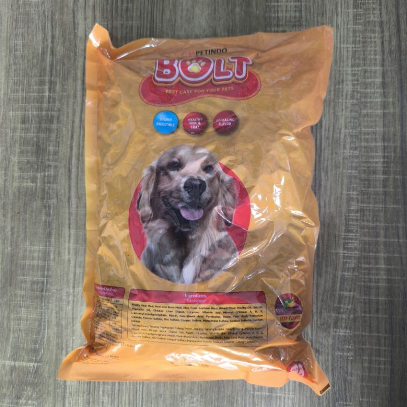 Bolt Rasa Daging Pakan Anjing 1kg