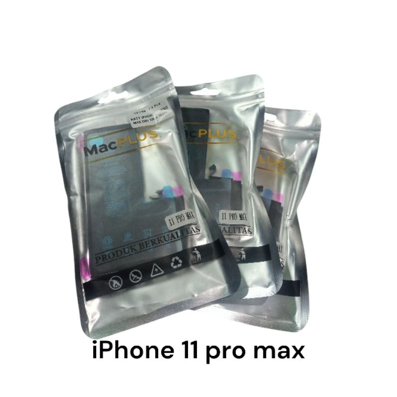 BATERAI IPHONE 11 PRO MAX ORI Mac plus 100%