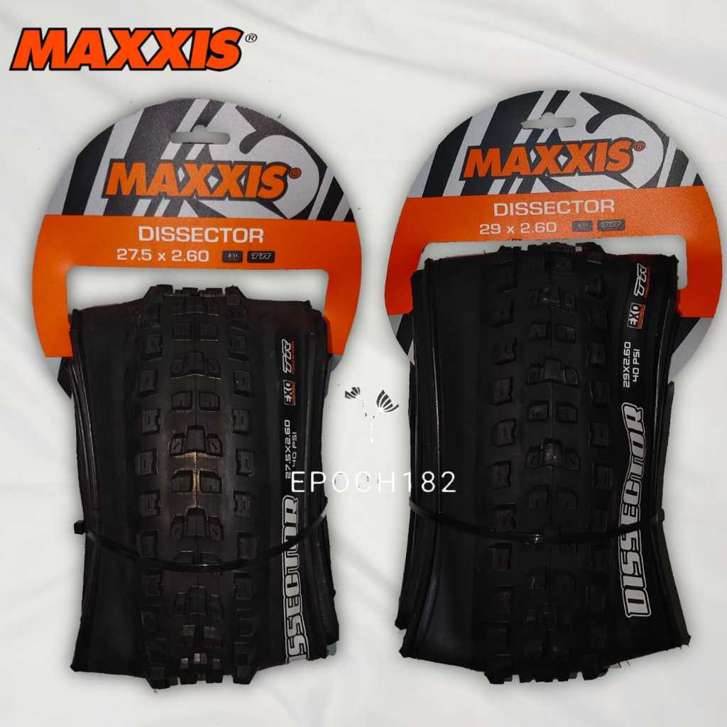 Ban Luar Sepeda Maxxis Dissector 27.5 x 2.60 & 29 x 2.60 WT EXO TR Kevlar