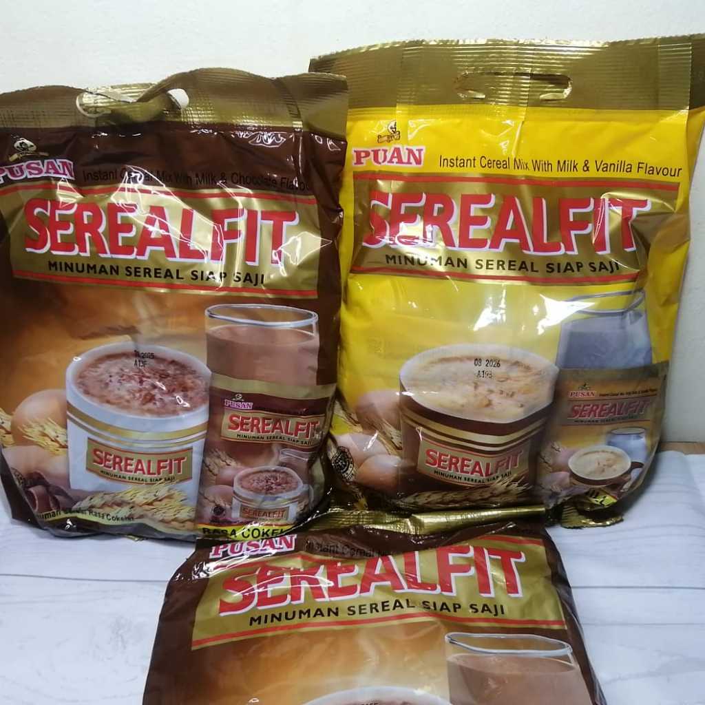 

Bny31 Pusan Serealfit Rasa Coklat Vanila 600gr 20pcs 30g Minuman Sereal Siap saji