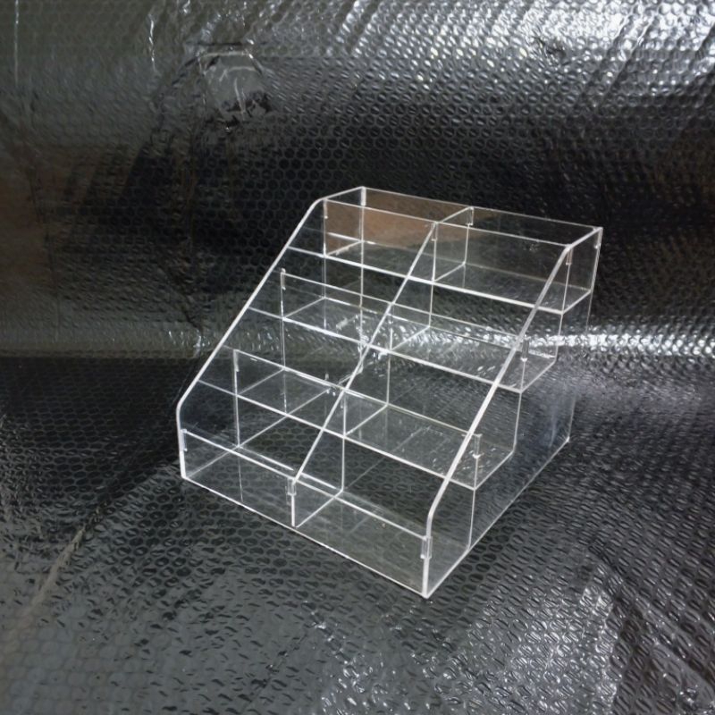 Rak akrilik serbaguna/Akrilik display/Rak kopi sachet