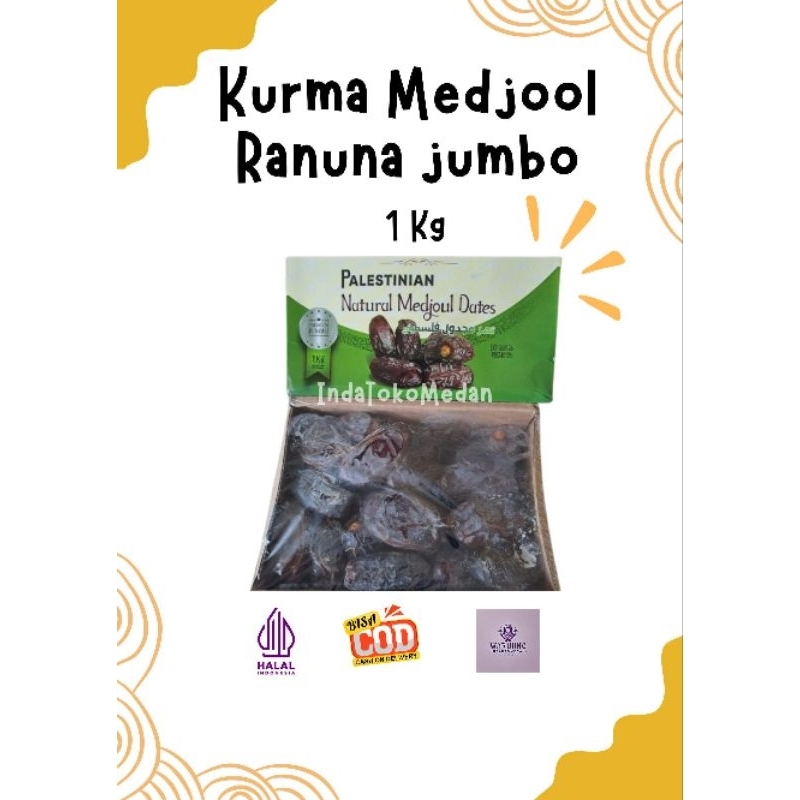 

1 kg Kurma Medjool Jumbo Ranuna Palestines dates Kurma Medjool Murah Kurma Premium Oleh Oleh Haji dan Umroh COD