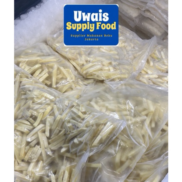 

Kentang Shoestring / Crinkle cut 2 kg KENTANG GORENG BEKU