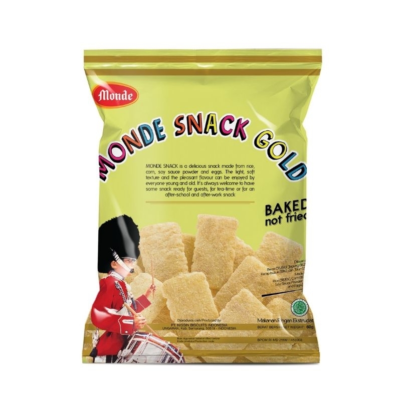 monde snack gold 60 gr
