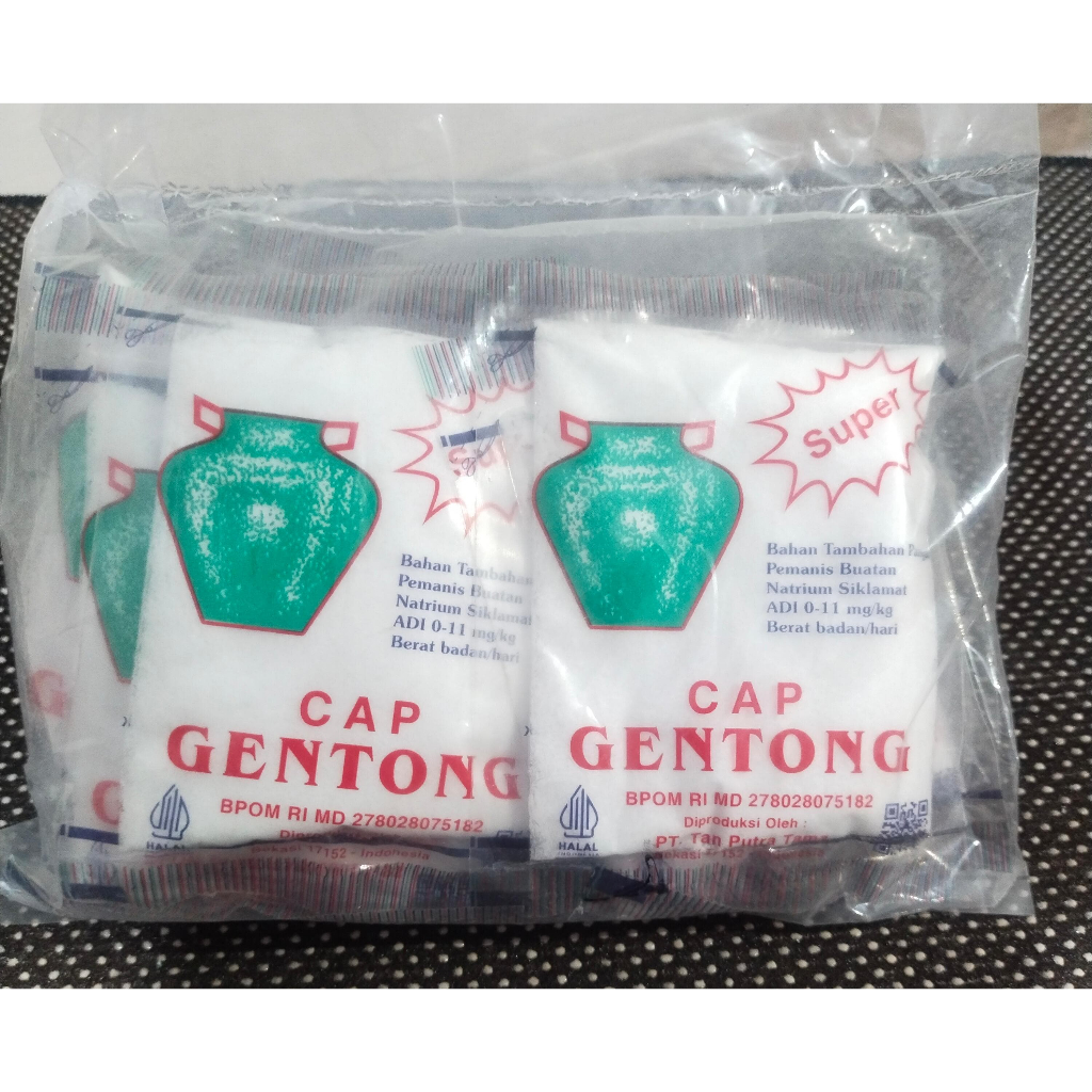 

Sari manis cap gentong 20gr sachet