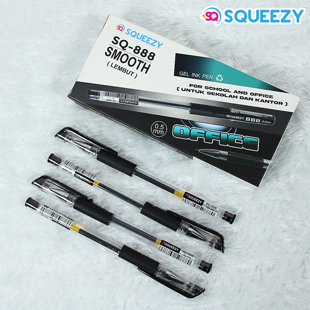 

1 LSN / 12 Pcs Gel Pen Squeezy GP-SQ888
