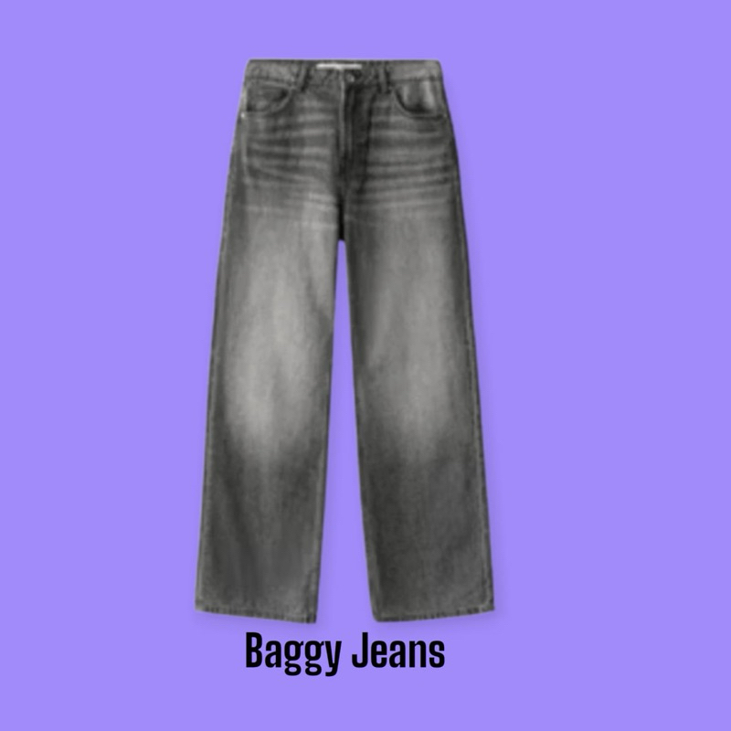 Baggy Jeans Skena Outfit Denim Celana Jeans Regullar
