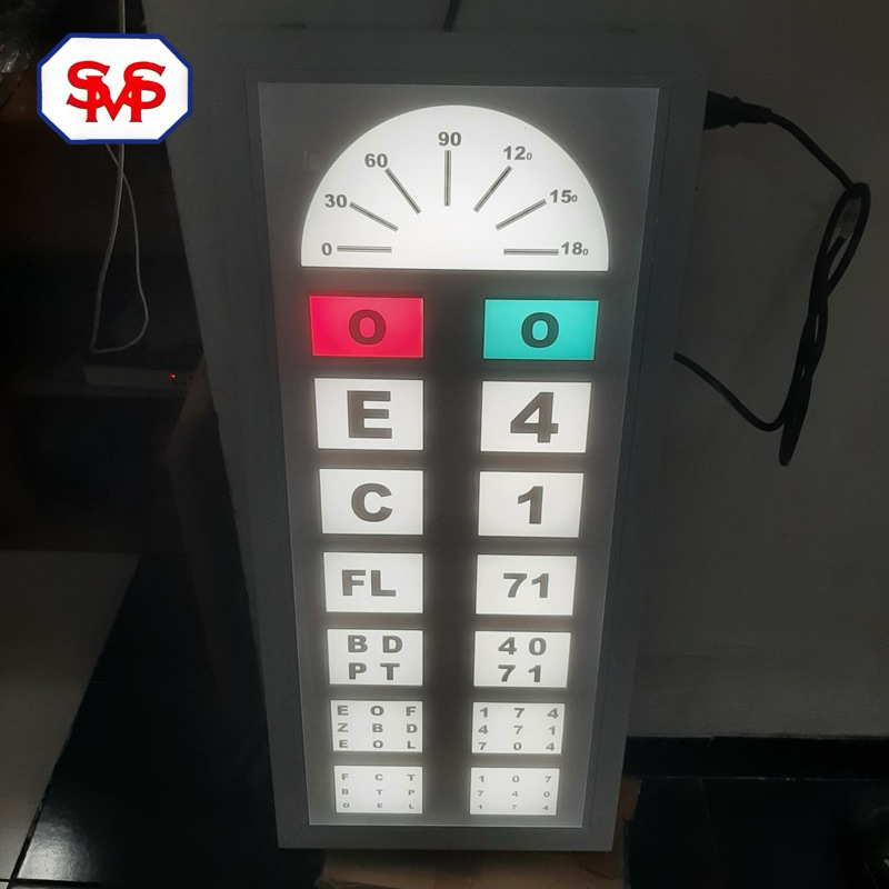 Snellen Chart Electric Remote