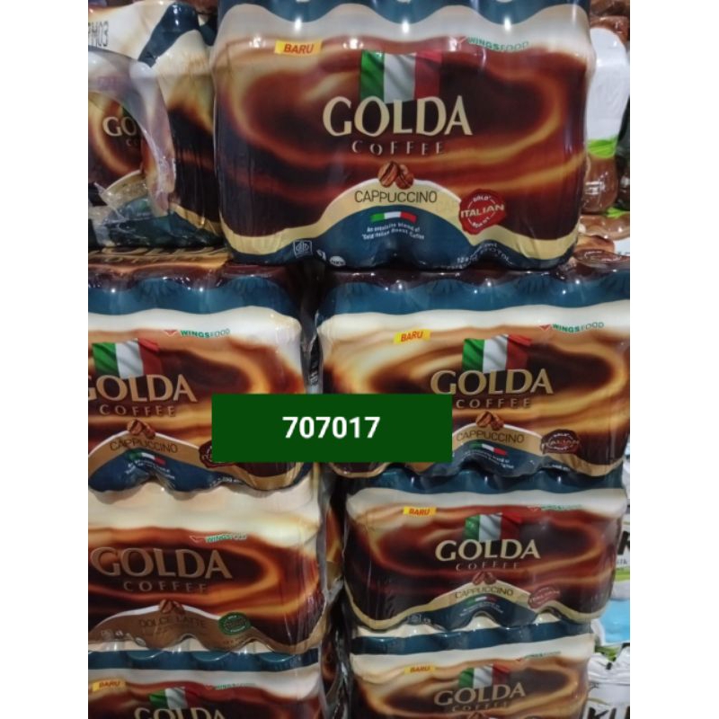 

golda coffe 1pack isi 12 botol