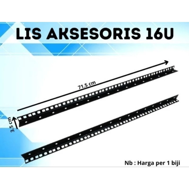 Rel 2U 3U 10U 12U 16U  aksesoris hardcase