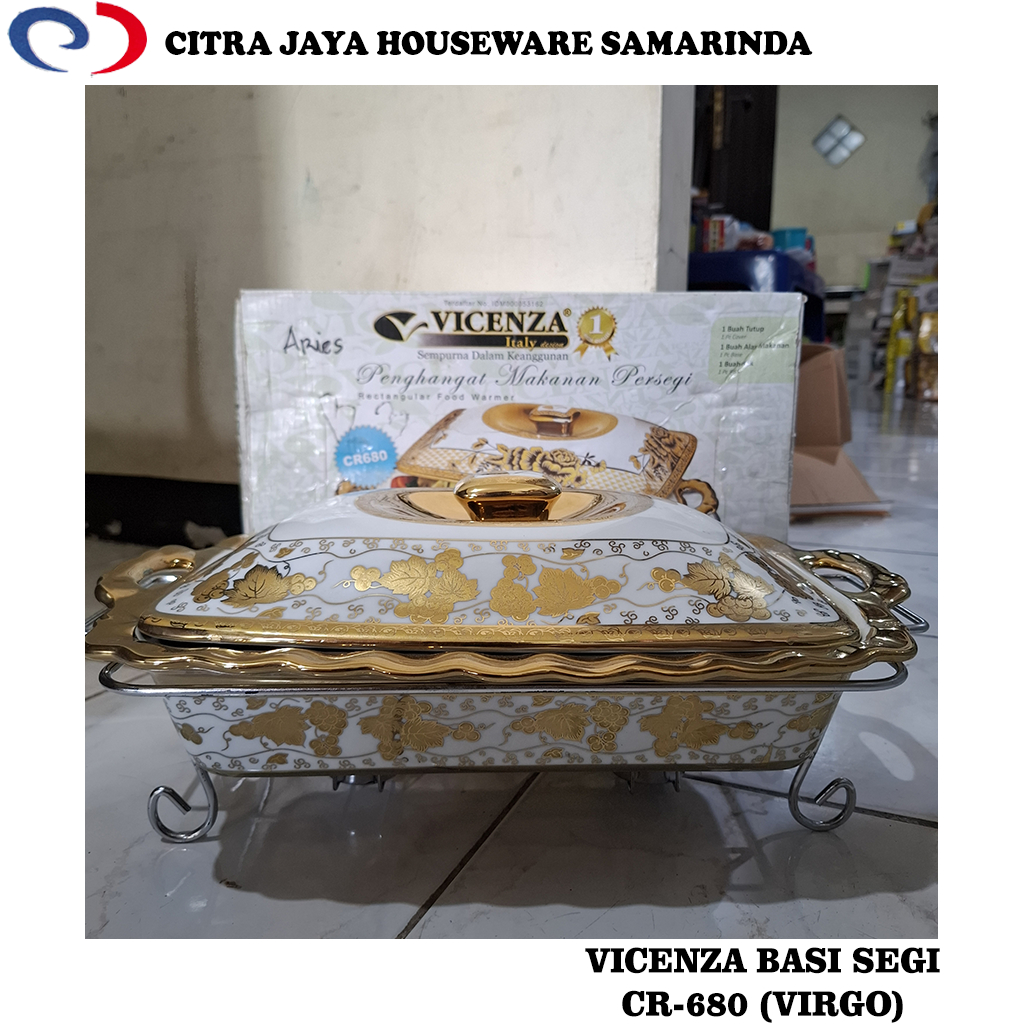 Basi Segi Keramik Gold Vicenza CR-680 (Virgo) (Per 1 Pcs)