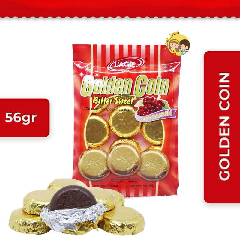 

Cokelat Golden Coin Lagie 56 Gr Rasa Kismis Raisin Coklat Koin by Jadoel_Snack