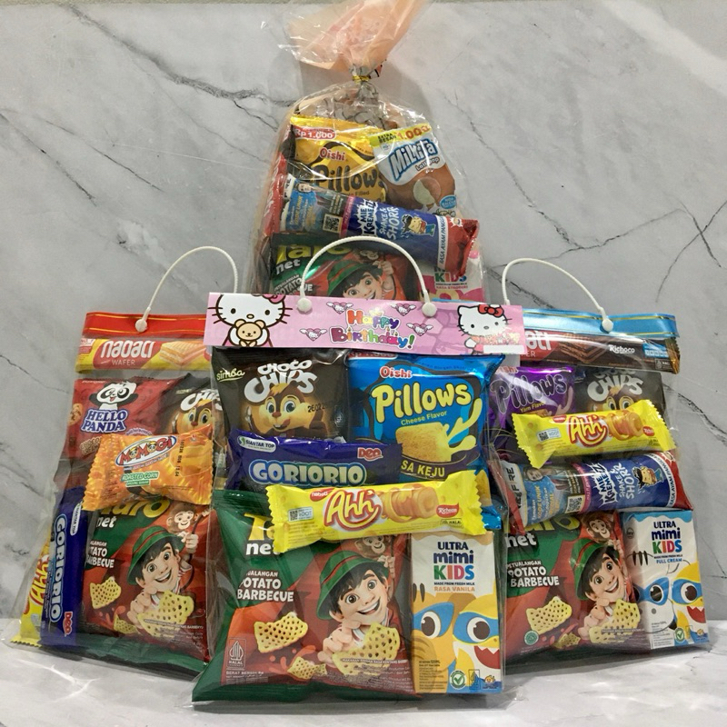 

Snack Acara / Snack Ulang Tahun Anak / Parcel Ulang Tahun Anak / Paket Ulang Tahun Anak
