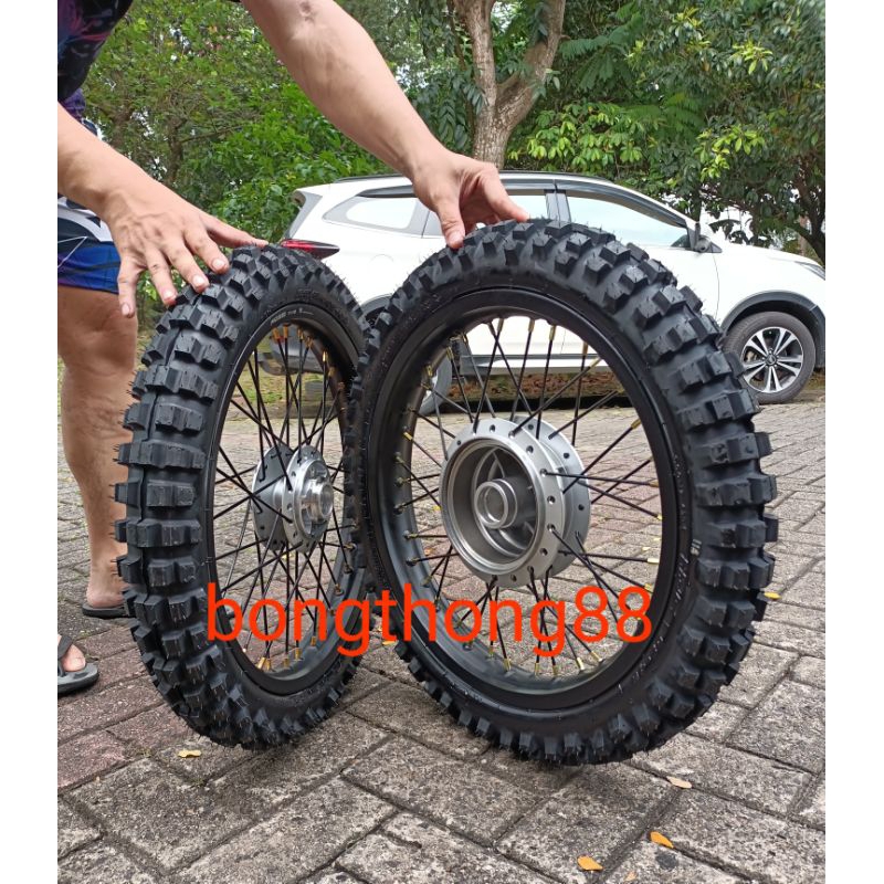 Sepaket velg Trail Cross Glmax Gl max Gl pro ring 17 160 185 Ban 275/300 Ban trail cross ring 17