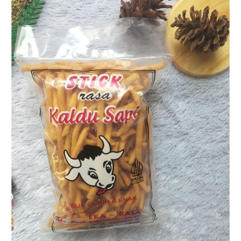

stik gurih renyah rasa kaldu sapi berat 300gr