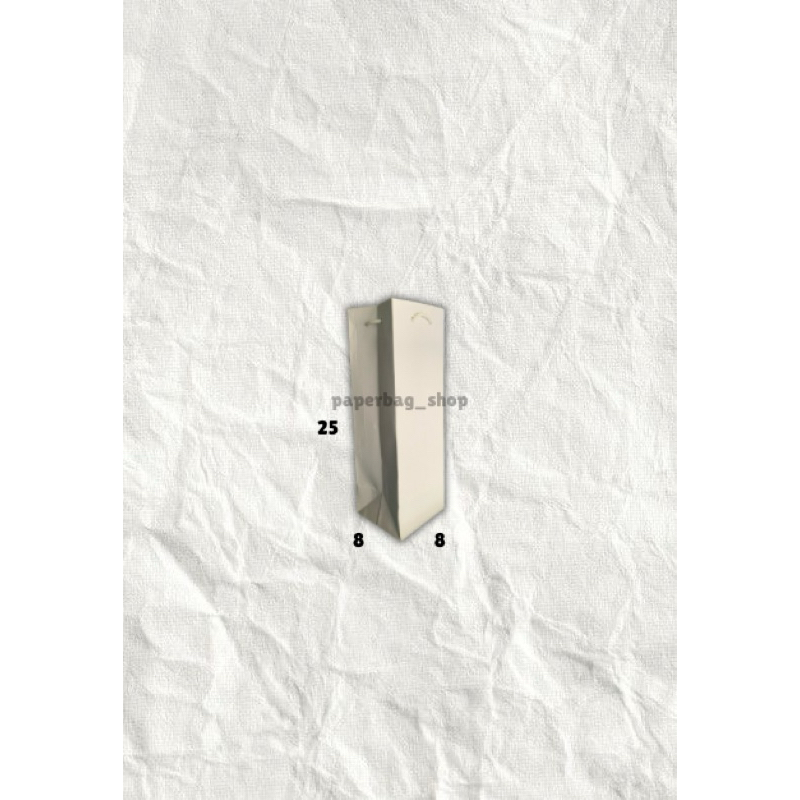 

paperbag putih 8x8x25 (isi 12pcs)