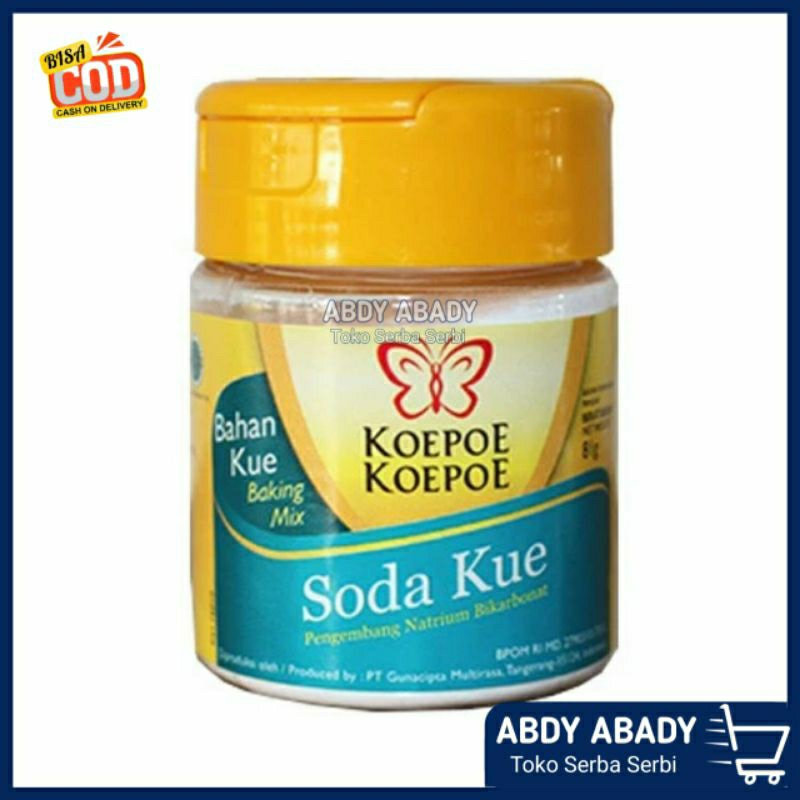 

Soda Kue Koepoe Koepoe 81 gram Pengembang Adonan Kue