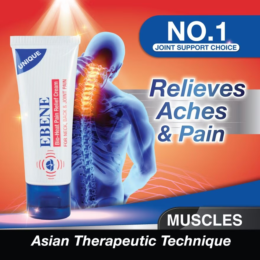 Ebene Bio-Heat Pain Relief Cream 50g