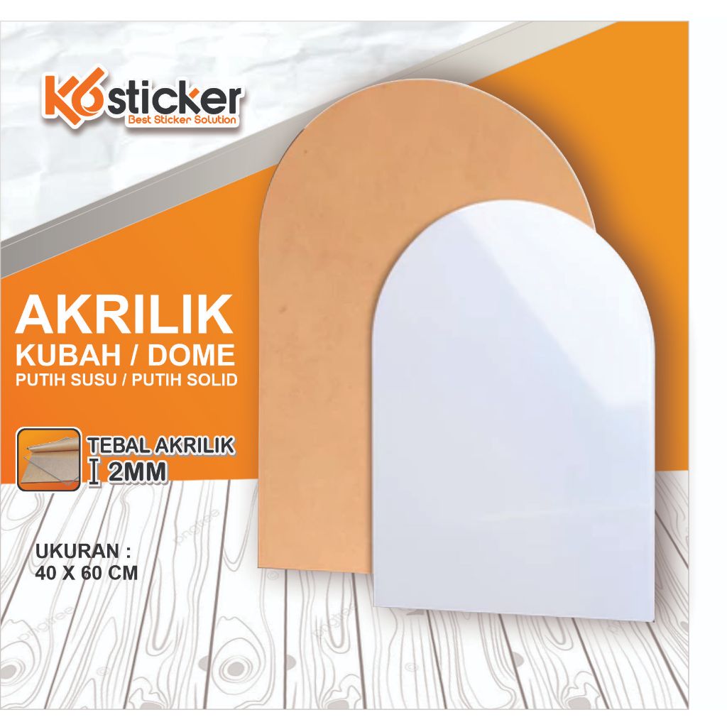Akrilik Ucapan Model Kubah / Acrylic Kubah / Akrilik Kubah / Akrilik Ucapan / Papan Ucapan